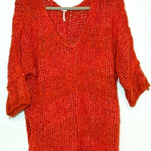 Free People Blended Knitted Oversized Top